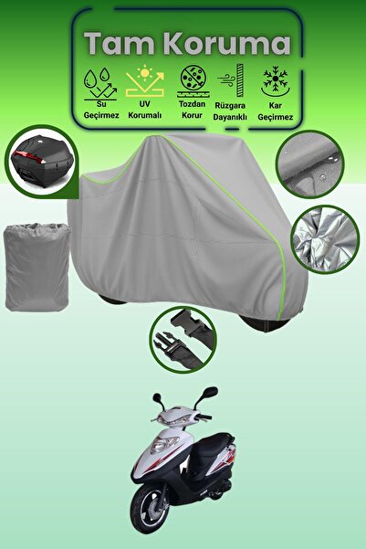 Dokaca Neo غطاء خلفي رمادي نيون قماش مجدّل متوافق مع Kuba Hasat 100، غطاء محر...