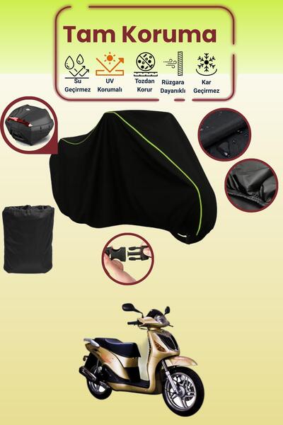 Dokaca Neo حقيبة خلفية سوداء نيون قماش مجدّل متوافقة مع قماش الدراجة النارية ...