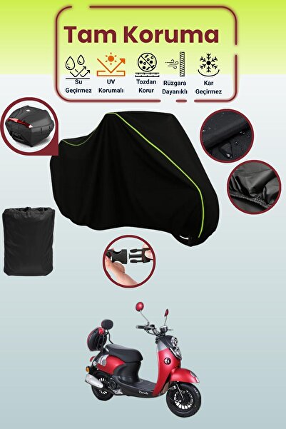 Dokaca Neo حقيبة خلفية باللون الأسود النيون قماش مجدّل متوافقة مع قماش الدراج...