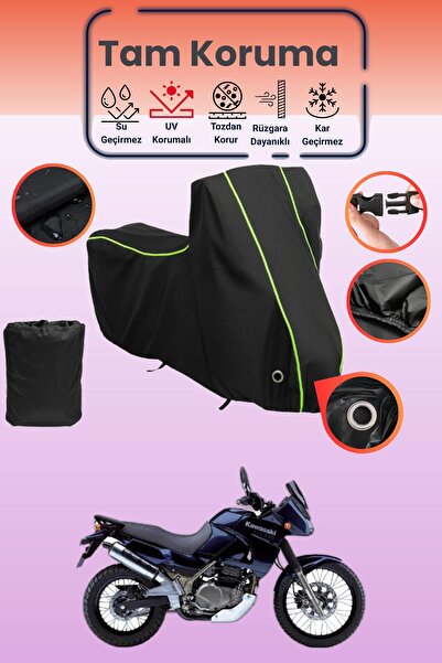 Dokaca Neo غطاء دراجة نارية متوافق مع كاواساكي KLE 500، غطاء واقي من ماركة Bl...