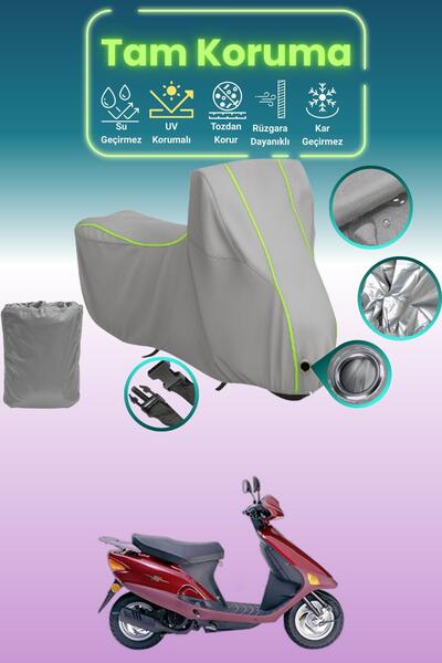 Dokaca Neo غطاء محرك متوافق مع هوندا بالي، غطاء واقي، رمادي نيون قماش مجدّل