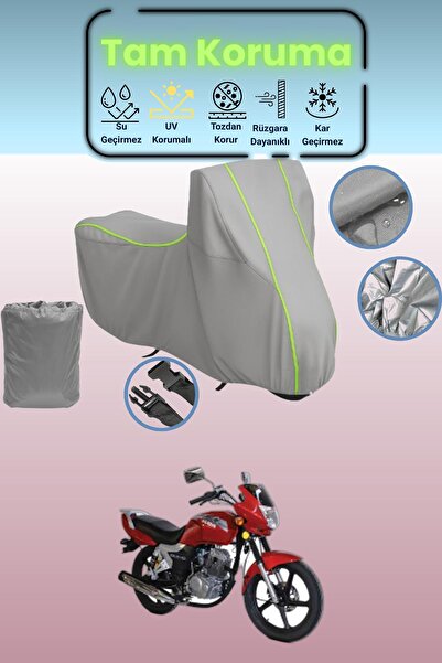 Dokaca Neo غطاء دراجة نارية متوافق مع Gray Neon قماش مجدّل Kuba KH150-12D، غط...