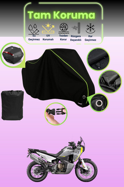 Dokaca Neo حقيبة خلفية وقفل أسود نيون قماش مجدّل متوافقة مع قماش الدراجة النا...