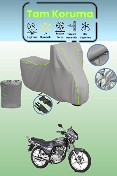 Dokaca Neo Gray Neon Corded Fabric Kanuni Windys 150 Lx Compatible Motorcycle...
