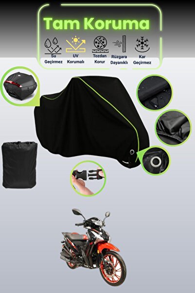 Dokaca Neo Black Neon Corded Fabric Lock and Rear Bag Compatible Arora Smart ...