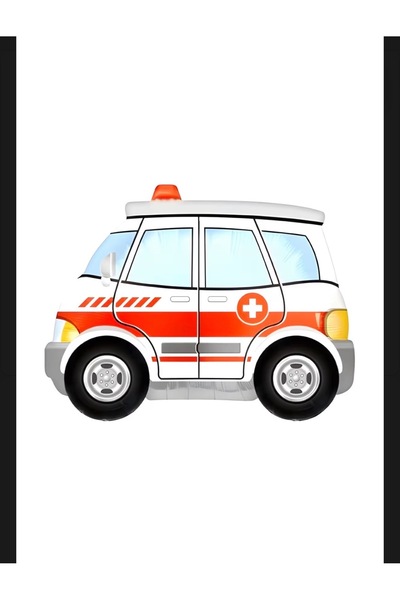 Çemrek Süs Parti Ambulance Foil Balloon 90 cm 1 Piece