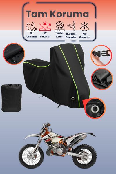 Dokaca Neo غطاء دراجة نارية متوافق مع KTM 300 EXC Six Days موديل قماش مجدّل ب...