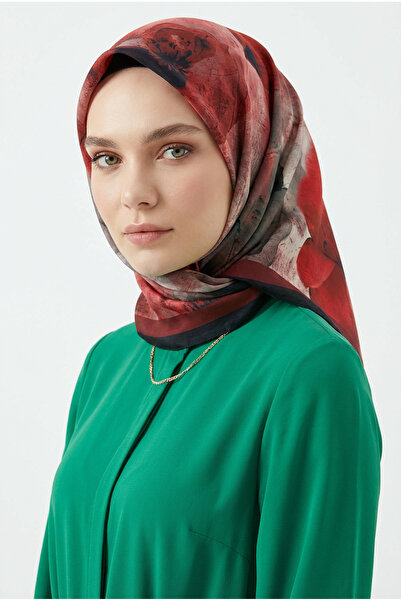 Akel Spring Scarf Pastel Floral Pattern New