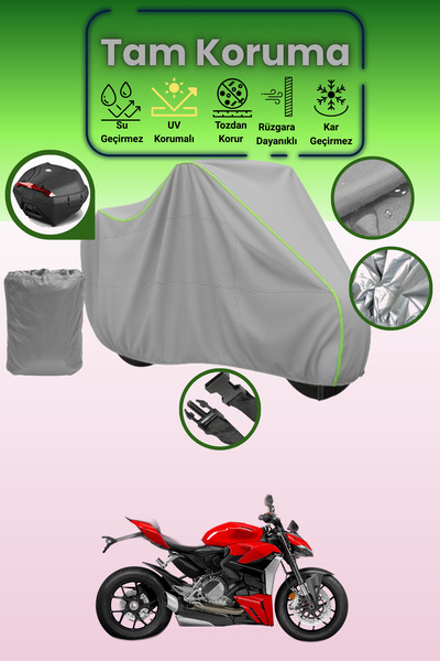 Dokaca Neo حقيبة خلفية باللون الرمادي النيون قماش مجدّل متوافقة مع دراجة دوكا...