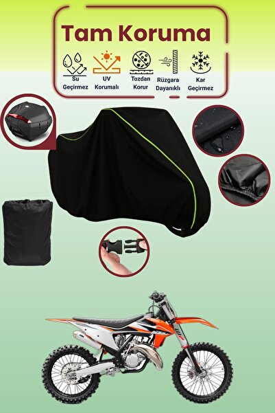 Dokaca Neo حقيبة خلفية باللون الأسود النيون قماش مجدّل متوافقة مع KTM 125 SX،...