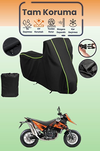 Dokaca Neo غطاء محرك متوافق مع دراجة نارية KTM 690 Supermoto باللون الأسود ال...