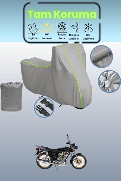 Dokaca Neo غطاء دراجة نارية رمادي نيون قماش مجدّل أورورا AR 100-8 A معدل ومتو...