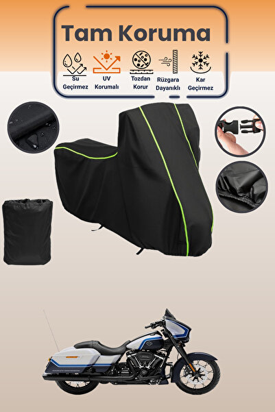 Dokaca Neo غطاء حماية متوافق مع دراجة نارية هارلي ديفيدسون ستريت جلايد قماش م...