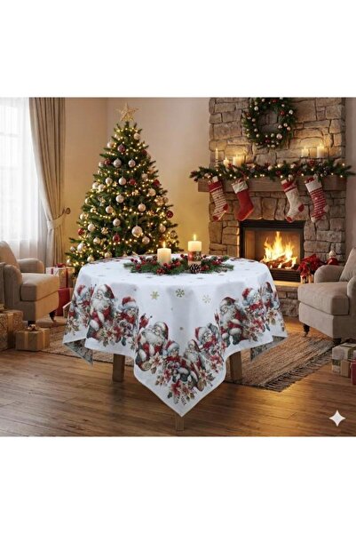 Believe Christmas Mom and Dad Jacquard Woven Tapestry Decorative New Year Sil...