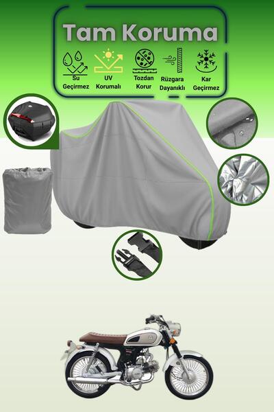 Dokaca Neo حقيبة خلفية رمادية نيون قماش مجدّل متوافقة مع Kuba RX9 50، غطاء مح...