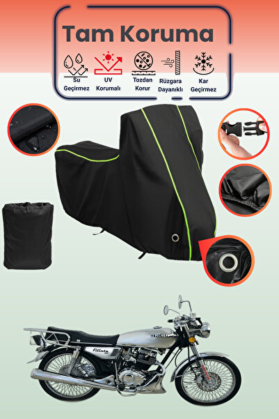 Dokaca Neo غطاء دراجة نارية متوافق مع كوبا فيلينتا 200، غطاء واقي أسود نيون ق...