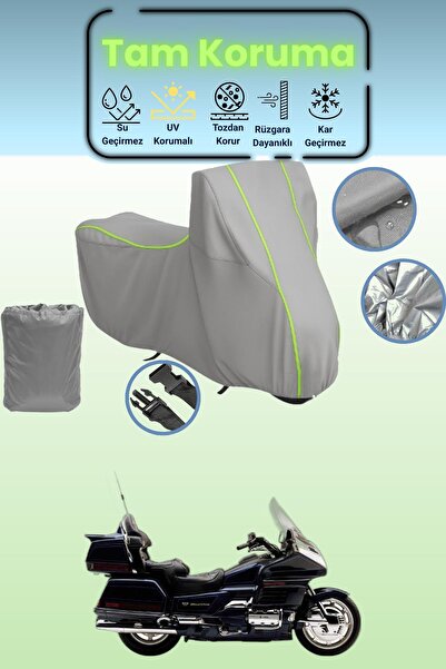 Dokaca Neo غطاء دراجة نارية متوافق مع هوندا جولدوينج GL 1500 SE باللون الرماد...