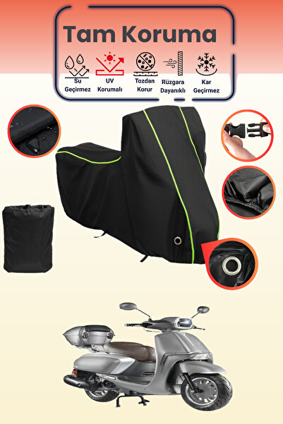 Dokaca Neo غطاء دراجة نارية متوافق مع Motolux Americano 125، غطاء واقي من مار...