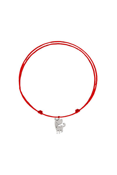 Bijuteria SORELLY Dog Red String Bracelet