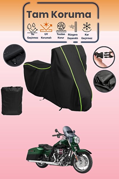 Dokaca Neo غطاء حماية متوافق مع دراجة نارية هارلي ديفيدسون CVO Road King بالل...