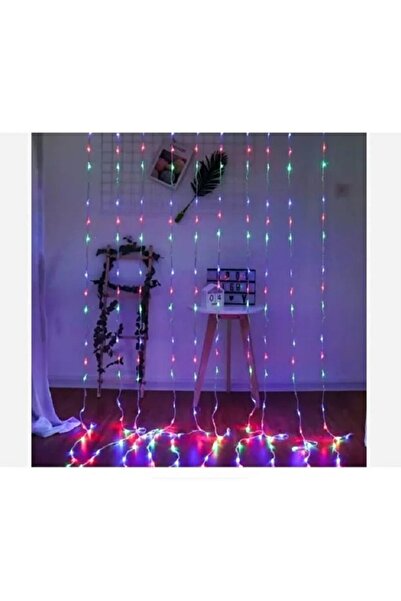 Generic 3m x 3m animated waterfall lighting in various colors, suitable for all occasions, celebrations, and religious events - Ramadan and holidays