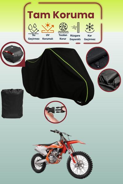 Dokaca Neo حقيبة خلفية باللون الأسود النيون قماش مجدّل متوافقة مع KTM 250 SXF...