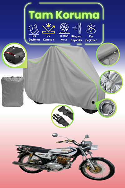 Dokaca Neo غطاء دراجة نارية رمادي نيون قماش مجدّل متوافق مع Kuba Cheetah 125،...