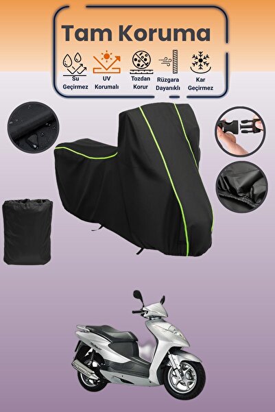 Dokaca Neo غطاء محرك متوافق مع هوندا ديلان قماش مجدّل باللون الأسود النيون، غ...