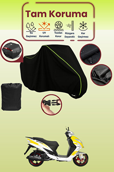 Dokaca Neo Black Neon Corded Fabric Rear Bag Compatible Yuki Yb 100 Jumbo Com...