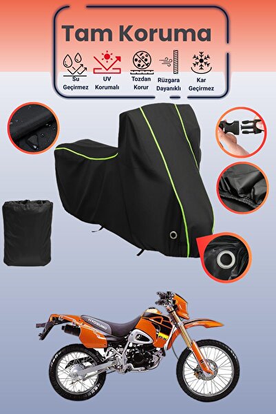 Dokaca Neo غطاء دراجة نارية متوافق مع كانوني RX 125، غطاء واقي من ماركة Black...