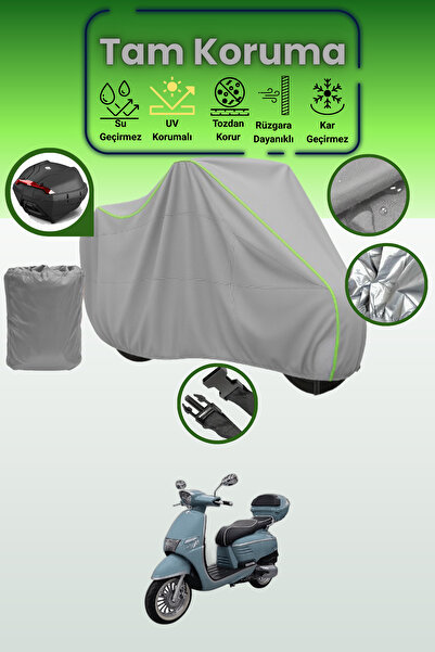 Dokaca Neo حقيبة خلفية رمادية نيون قماش مجدّل متوافقة مع كينج موتور ريجيل 125...