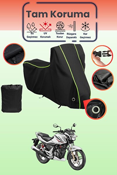 Dokaca Neo غطاء دراجة نارية متوافق مع هيرو تي سبورت، غطاء واقي من ماركة Black...