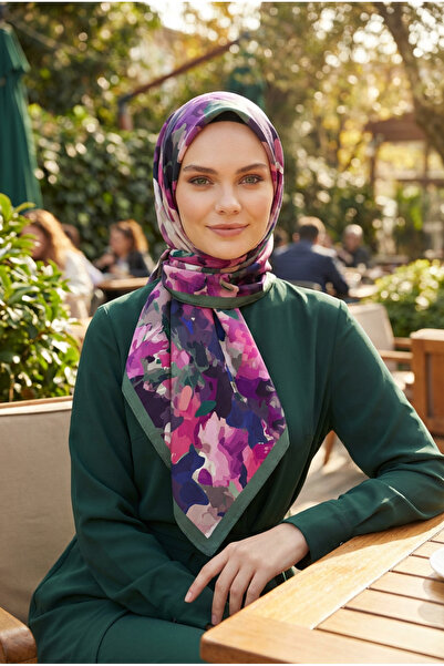 Akel Spring Scarf Camouflage Pastel Pattern