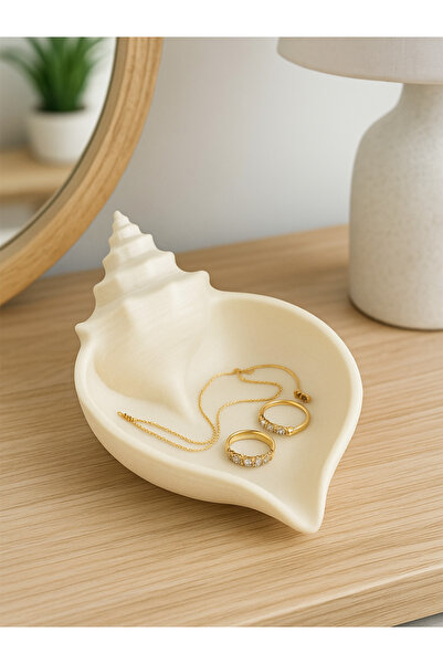 hediyesepetinde Seashell Shaped Jewelry Stand – Decorative Jewelry and Access...