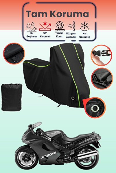 Dokaca Neo غطاء دراجة نارية متوافق مع كاواساكي ZZR 1100، غطاء واقي من ماركة B...