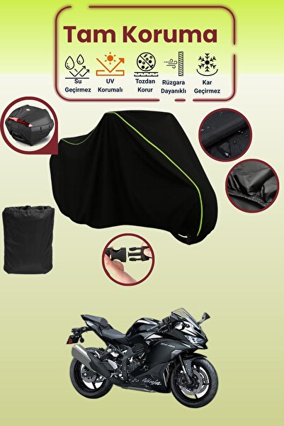 Dokaca Neo حقيبة خلفية باللون الأسود النيون قماش مجدّل متوافقة مع غطاء الدراج...