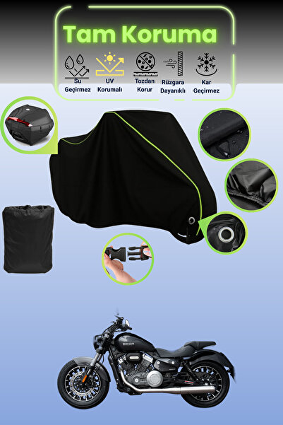 Dokaca Neo Siyah Neon Fitilli Kilit Ve Arka Çanta Uyumlu Yuki Benda Rock 250 ...