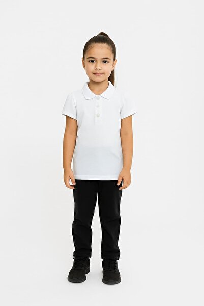 Bumbăcel Tricou polo din bumbac pentru fete