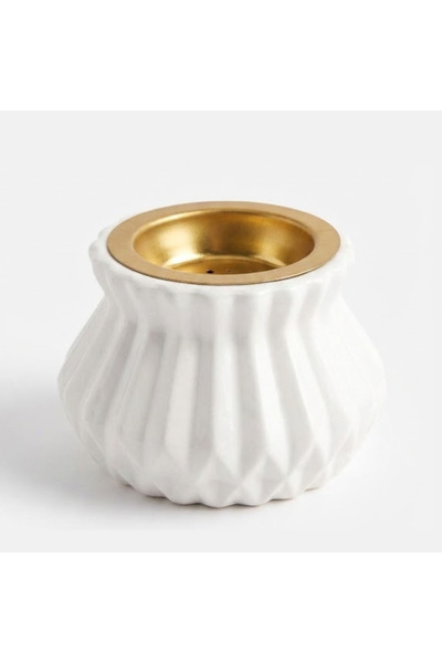 Generic White ceramic incense burner with a luxurious design