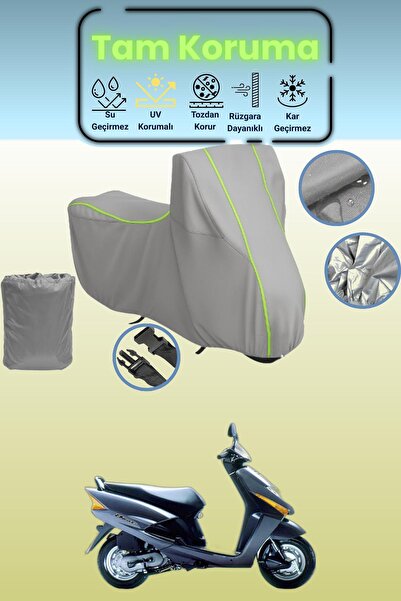 Dokaca Neo غطاء دراجة نارية متوافق مع هوندا بيت قماش مجدّل باللون الرمادي الن...