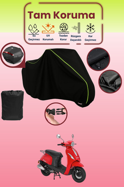 Dokaca Neo حقيبة خلفية باللون الأسود النيون قماش مجدّل متوافقة مع كانوني ترود...