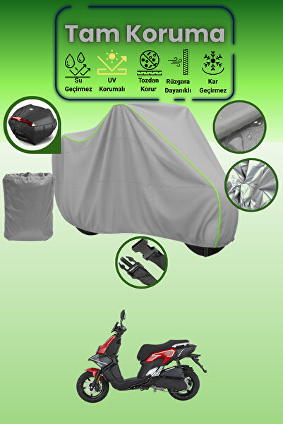 Dokaca Neo حقيبة خلفية رمادية نيون قماش مجدّل متوافقة مع مونديال 125 سكوتلي، ...