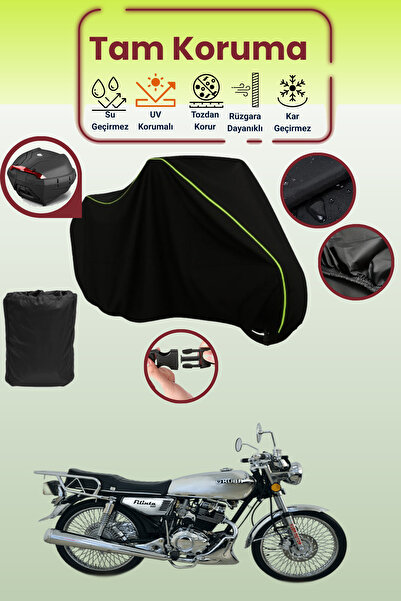 Dokaca Neo حقيبة خلفية سوداء نيون قماش مجدّل متوافقة مع قماش الدراجة النارية ...