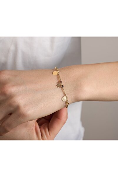 Gold Marley Altın Zarif Çiçek Bileklik 14 Ayar – Kadın Altın Bileklik