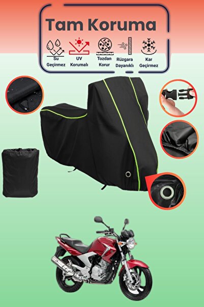 Dokaca Neo غطاء دراجة نارية متوافق مع Yamaha Ybr 250، غطاء واقي من ماركة Blac...