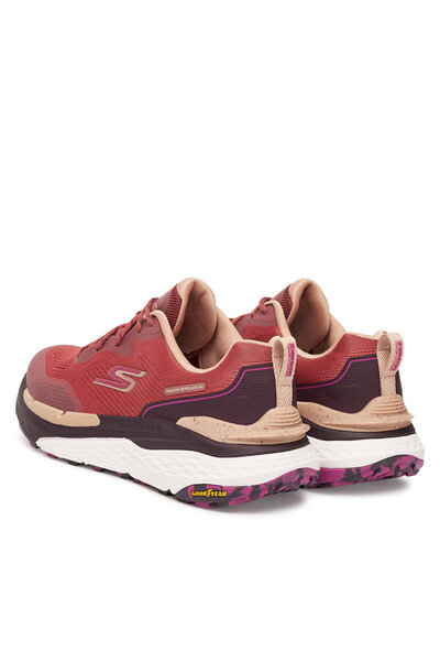 SKECHERS Women's Rust/Purple Max Cushioning Elite Running Shoes