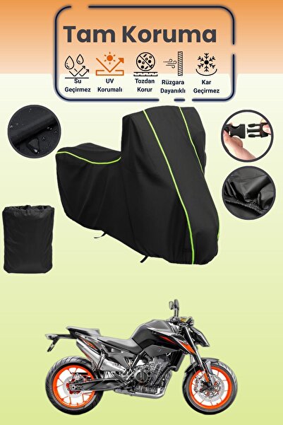 Dokaca Neo غطاء محرك متوافق مع KTM 790 Duke باللون الأسود النيون قماش مجدّل، ...