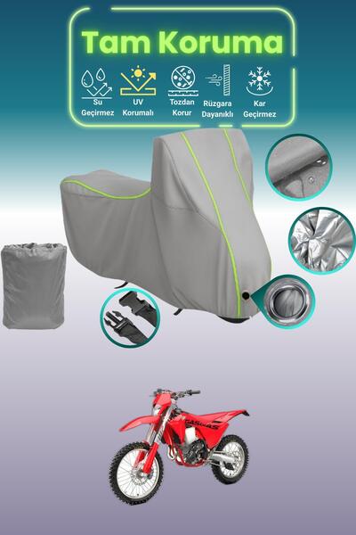 Dokaca Neo غطاء محرك متوافق مع غاز غاز EC 350 F باللون الرمادي النيون قماش مج...