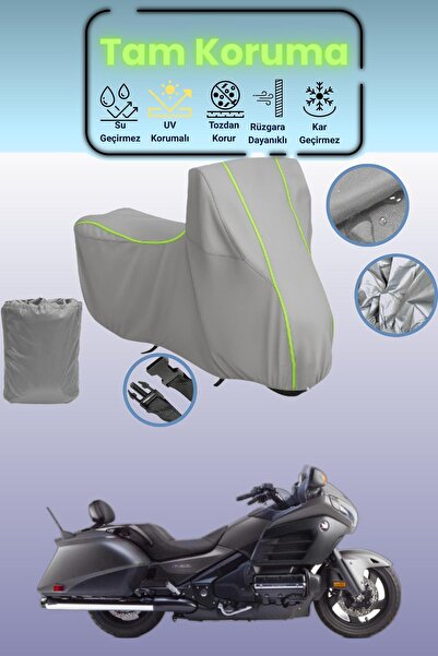 Dokaca Neo غطاء دراجة نارية متوافق مع هوندا جولدوينج F6B باللون الرمادي النيو...