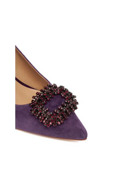 Alma en Pena Pumps Women Suede Violet